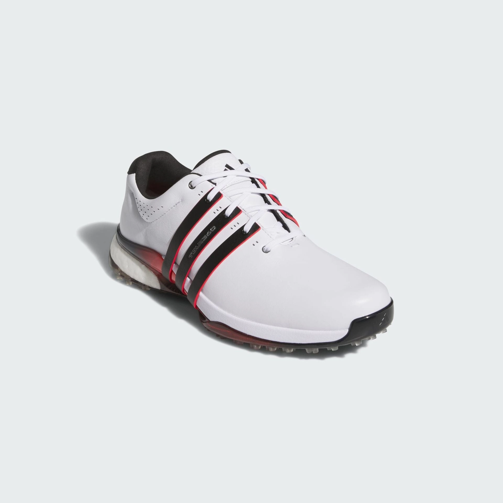 TOUR360 25 SPIKELESS GOLF SHOES - Cloud White / Core Black / Lucid Red Adidas Dame Shoes