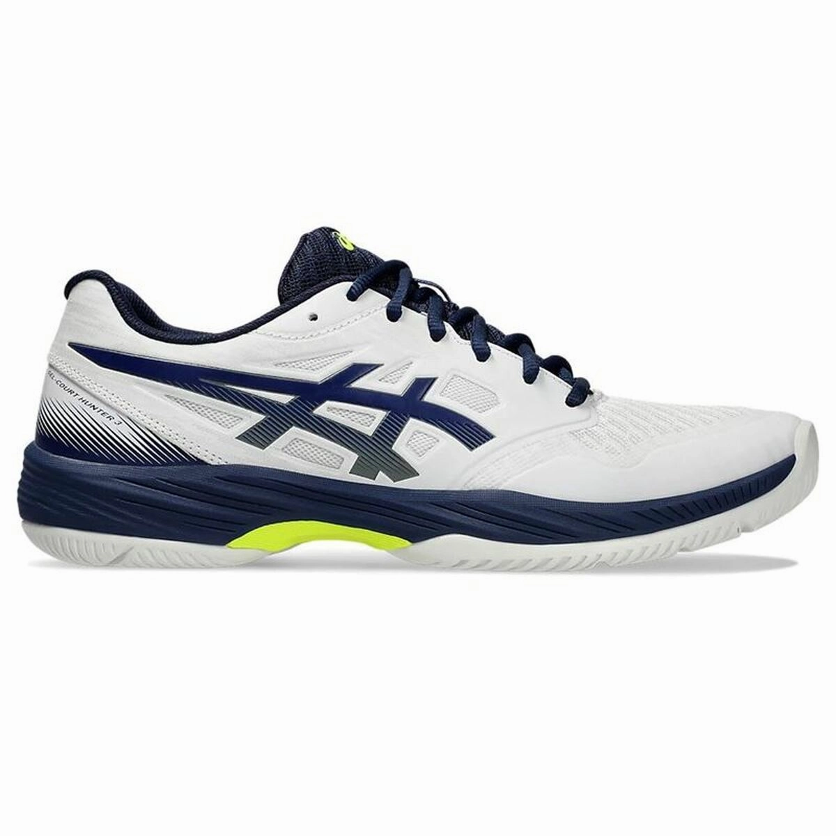 Navy Slippers Trainers Asics Gel-Court Hunter 3 White Men Handball
