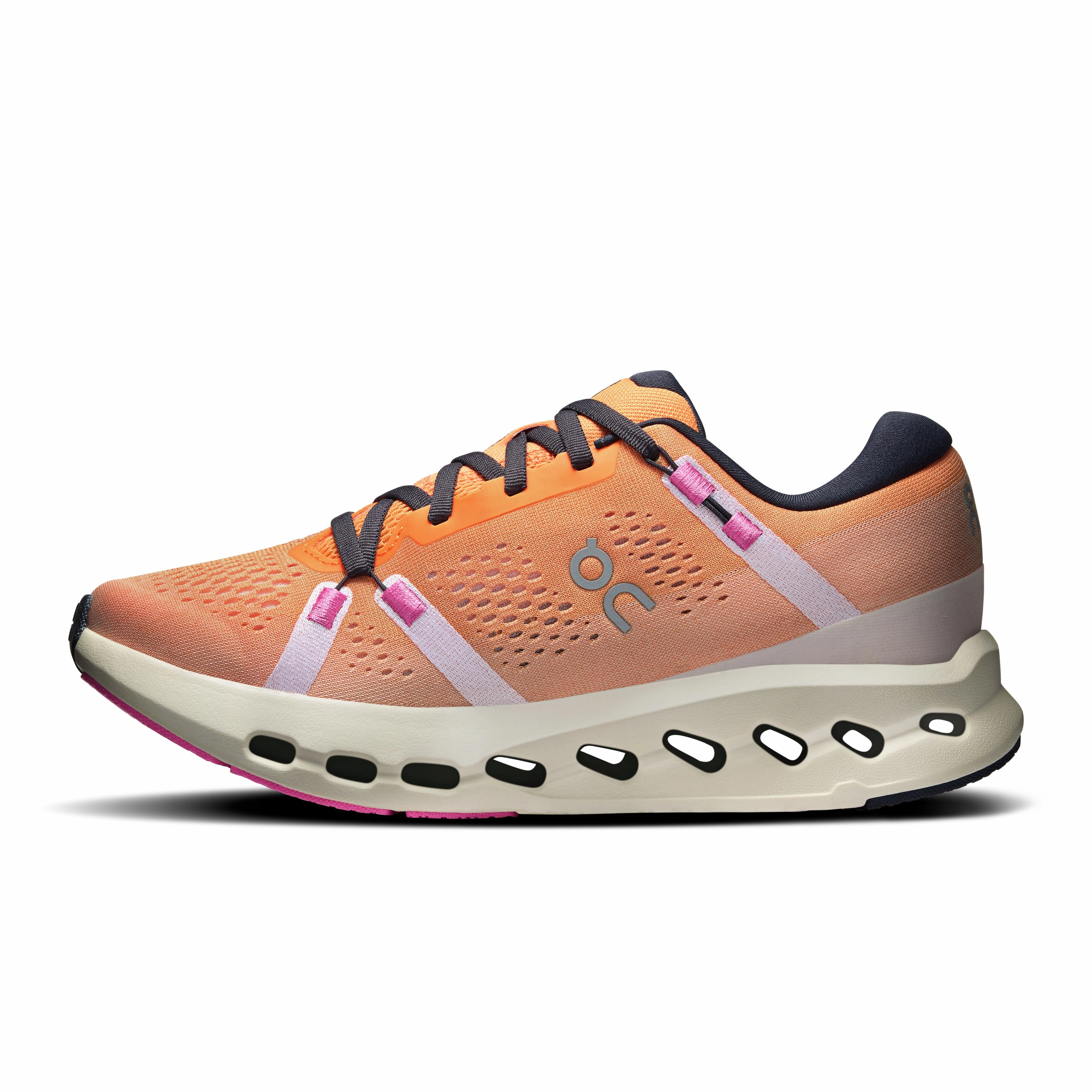Running Shoes Vs Trail Runners Women's On Cloudsurfer 2 Running Shoe in Tangerine | Ivory