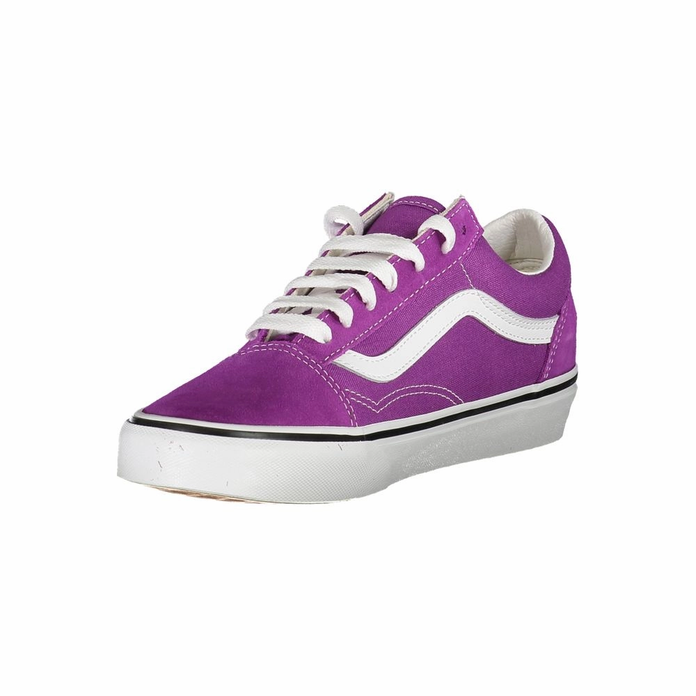 Silver Sneakers Card Vans Purple Polyester Sneaker