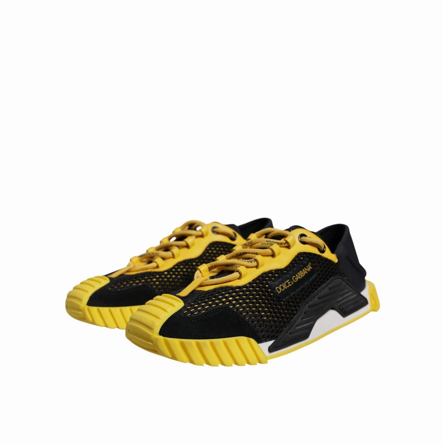 Kotd Sneakers Dolce & Gabbana Black Yellow Low Top NS1 Sneakers Shoes