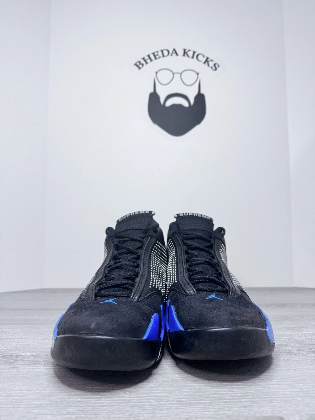 Best Asics Shoes For Half Marathon Size 15 - Nike Air Jordan 14 XIV Supreme Black Blue Chrome BV7630-004 Rare