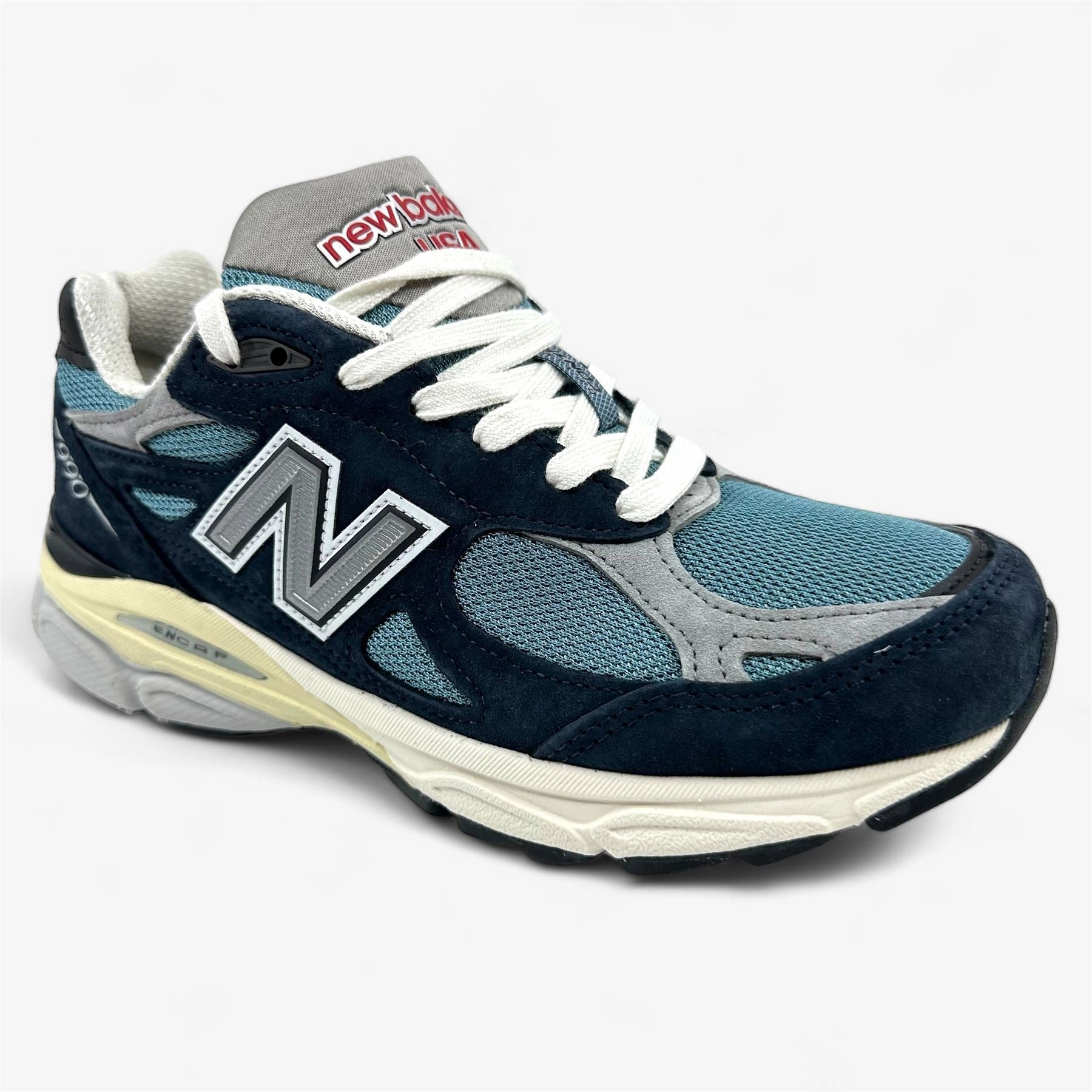New Balance 990 Teddy Santis Navy Castlerock Mens Size 6 Made in USA Sneaker Running Shoes Platform