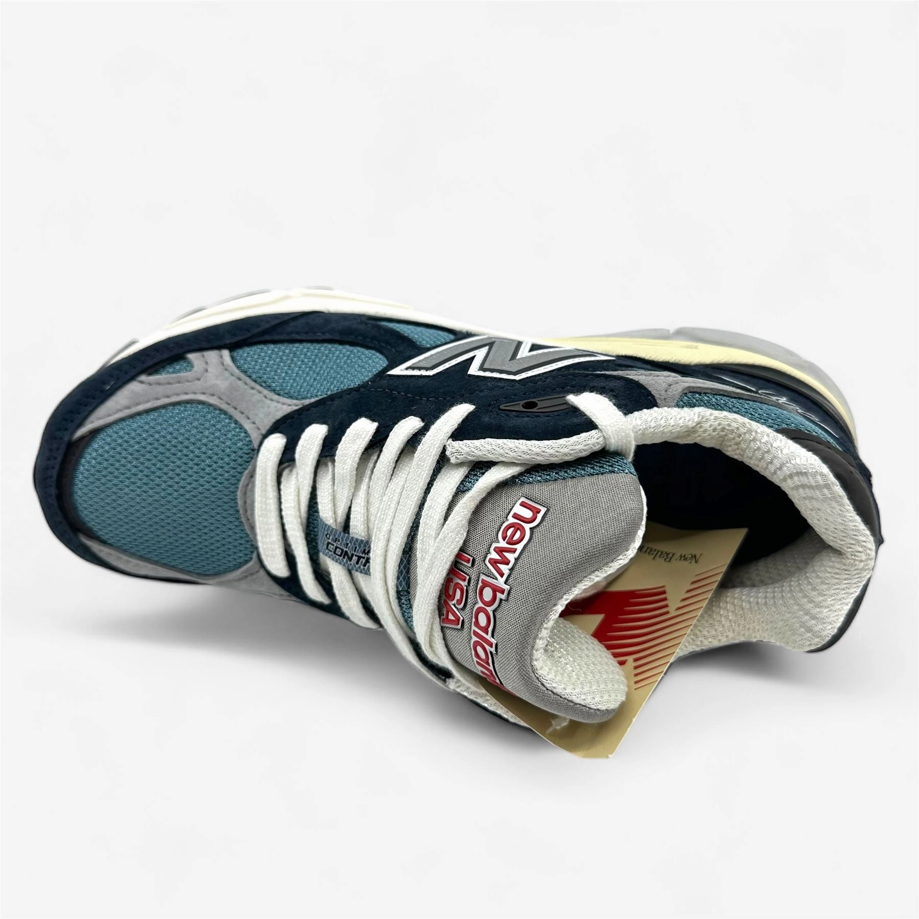 New Balance 990 Teddy Santis Navy Castlerock Mens Size 6 Made in USA Sneaker Run On Shoes