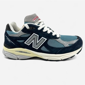 New Balance 990 Teddy Santis Navy Castlerock Mens Size 6 Made in USA Sneaker Tying Running Shoes