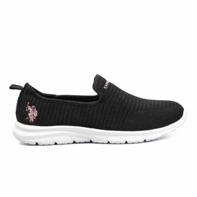 Og Sneakers U.S. POLO ASSN. Basic Slip-On Sneakers Women - BLKWHT