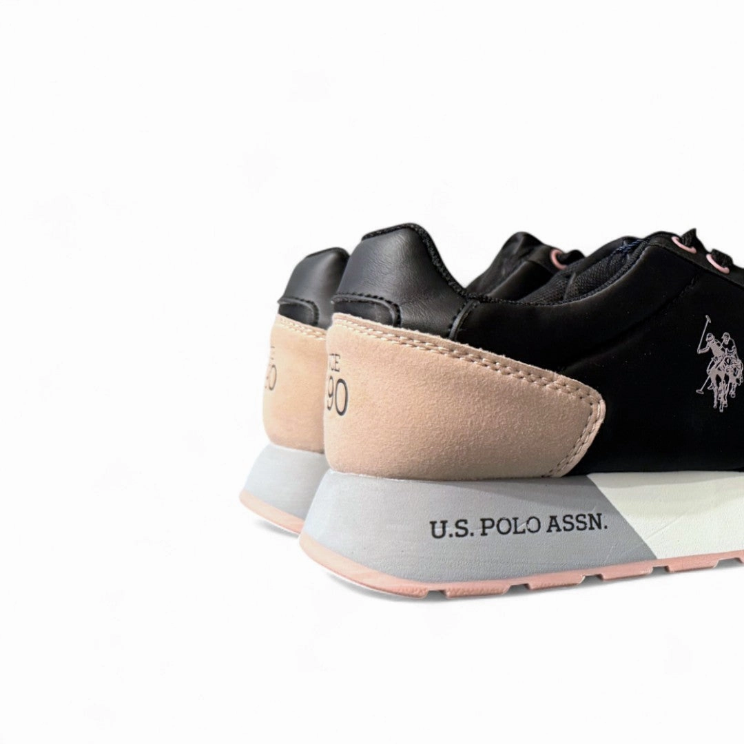 U.S. POLO ASSN. Kitty 002 Sneakers Women - BLKPNK Square Toe Sneakers
