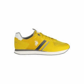 U.S. POLO ASSN. Yellow Polyester Men Sneaker Sperry Slip On Sneakers