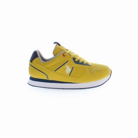 U.S. POLO ASSN. Yellow Polyester Men Sneaker Joel Embiid Sneakers