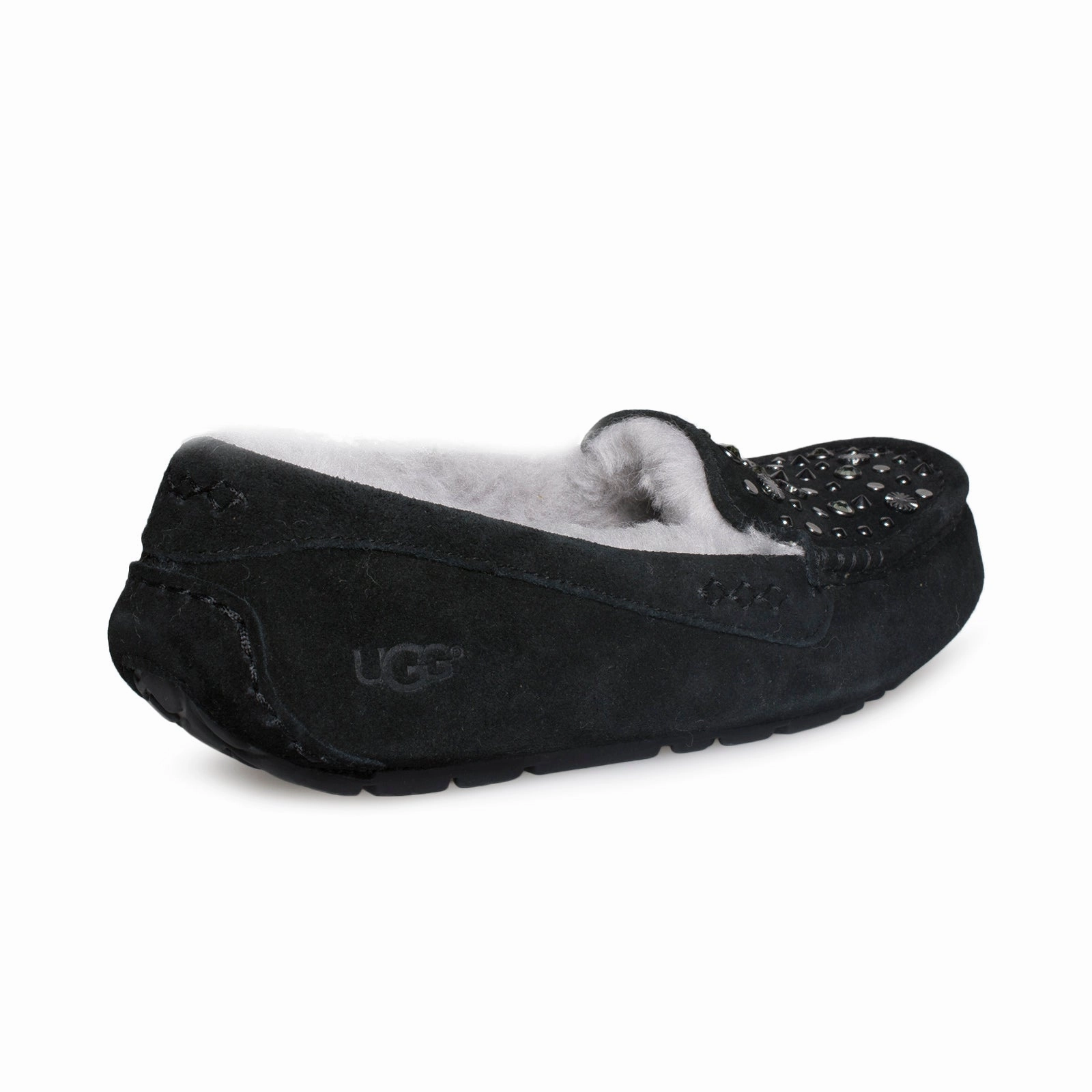 Vance Slippers UGG Ansley Studded Bling Black Slippers - Women's