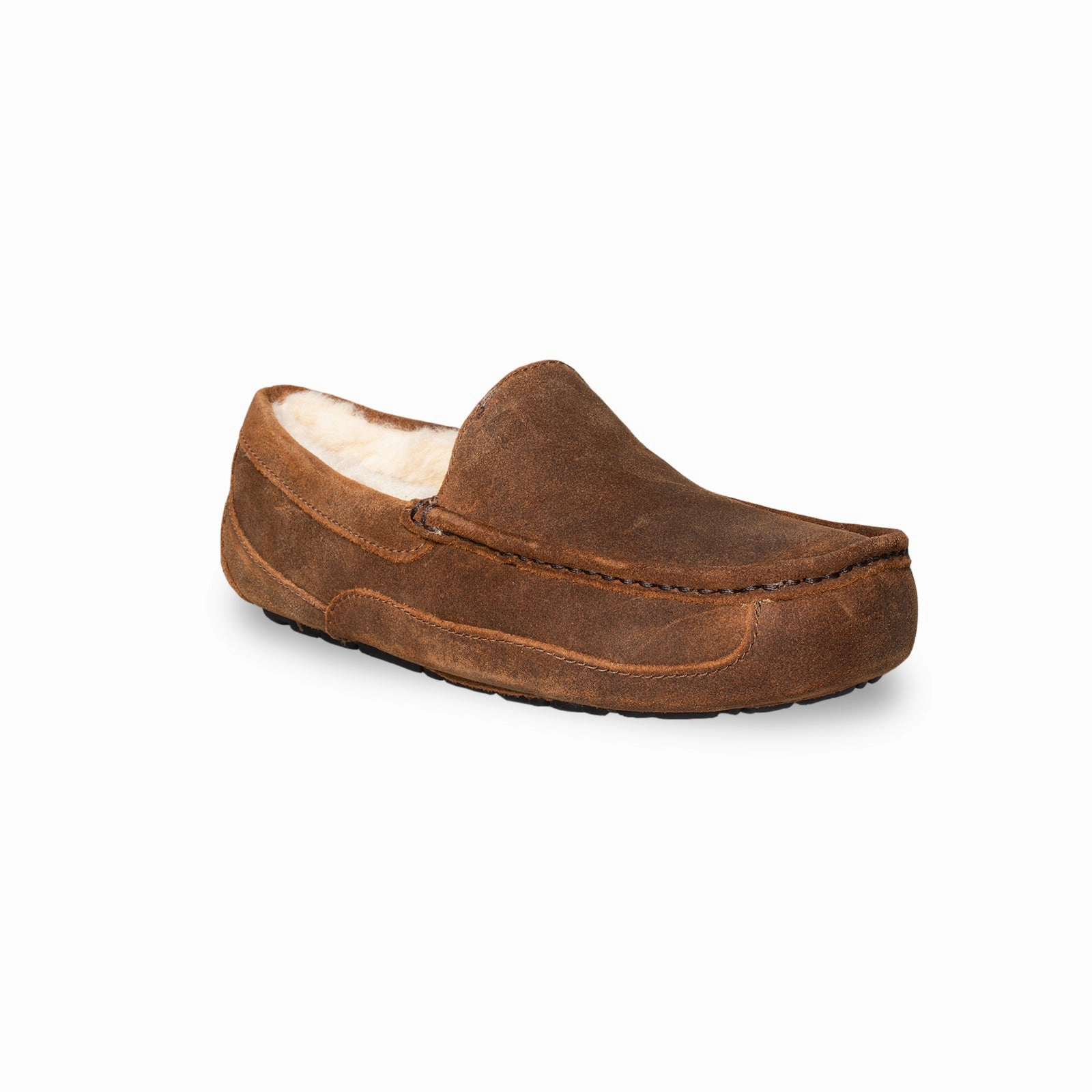 Pretty Slippers UGG Ascot Oiled Suede Chestnut Slippers - Men's