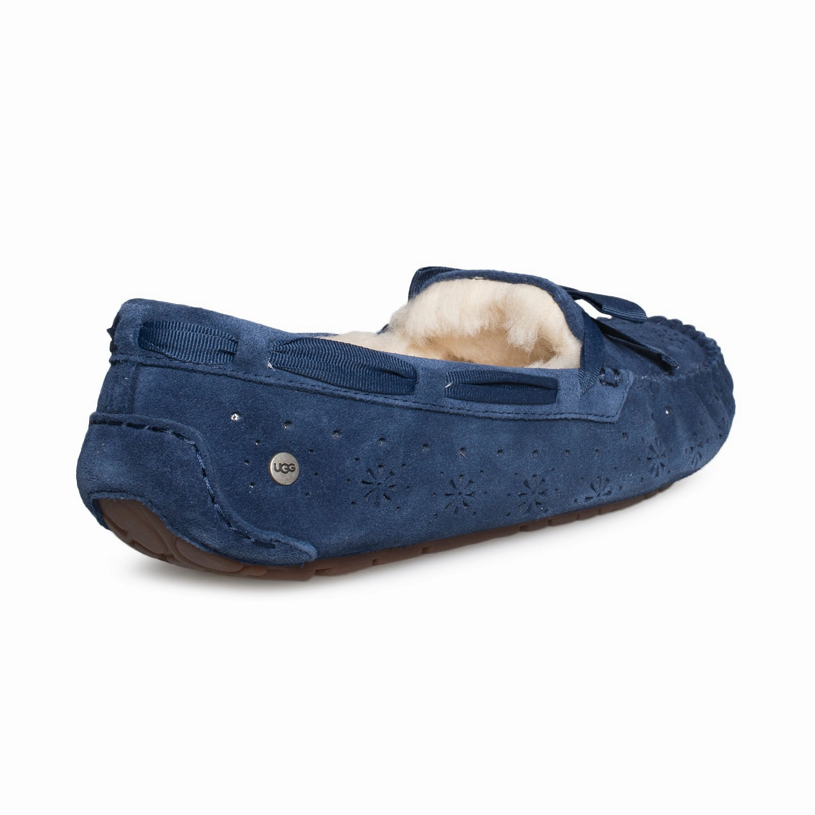 Good Slippers For Sweaty Feet UGG Dakota Sunshine Perf Navy Slippers - Women's