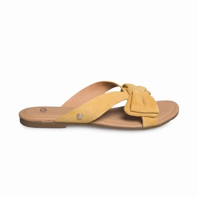 Puka Shell Flip Flops UGG Fonda Sunflower Flip Flops - Women's