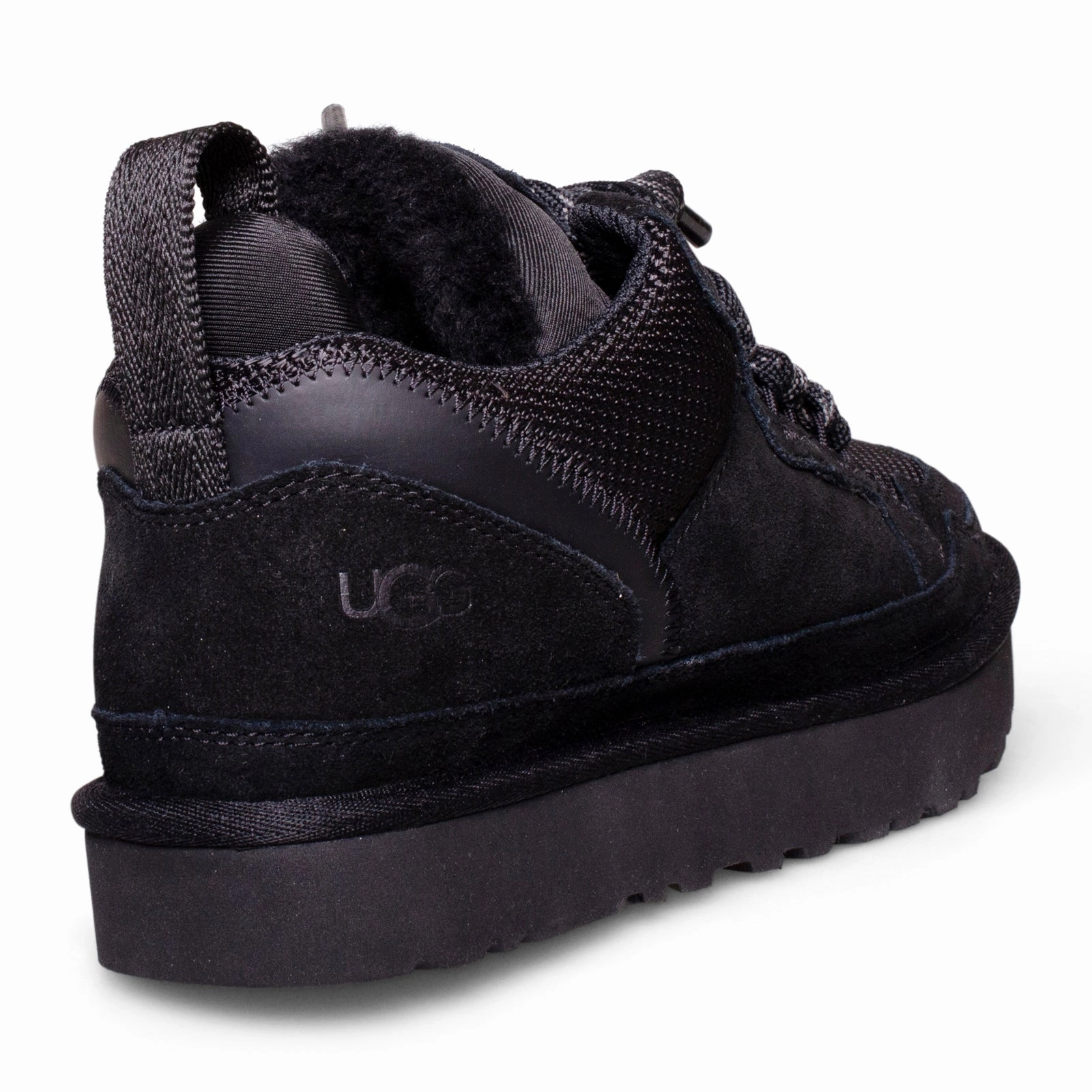 UGG Lowmel Black Shoes - Women's Best Support Sneakers