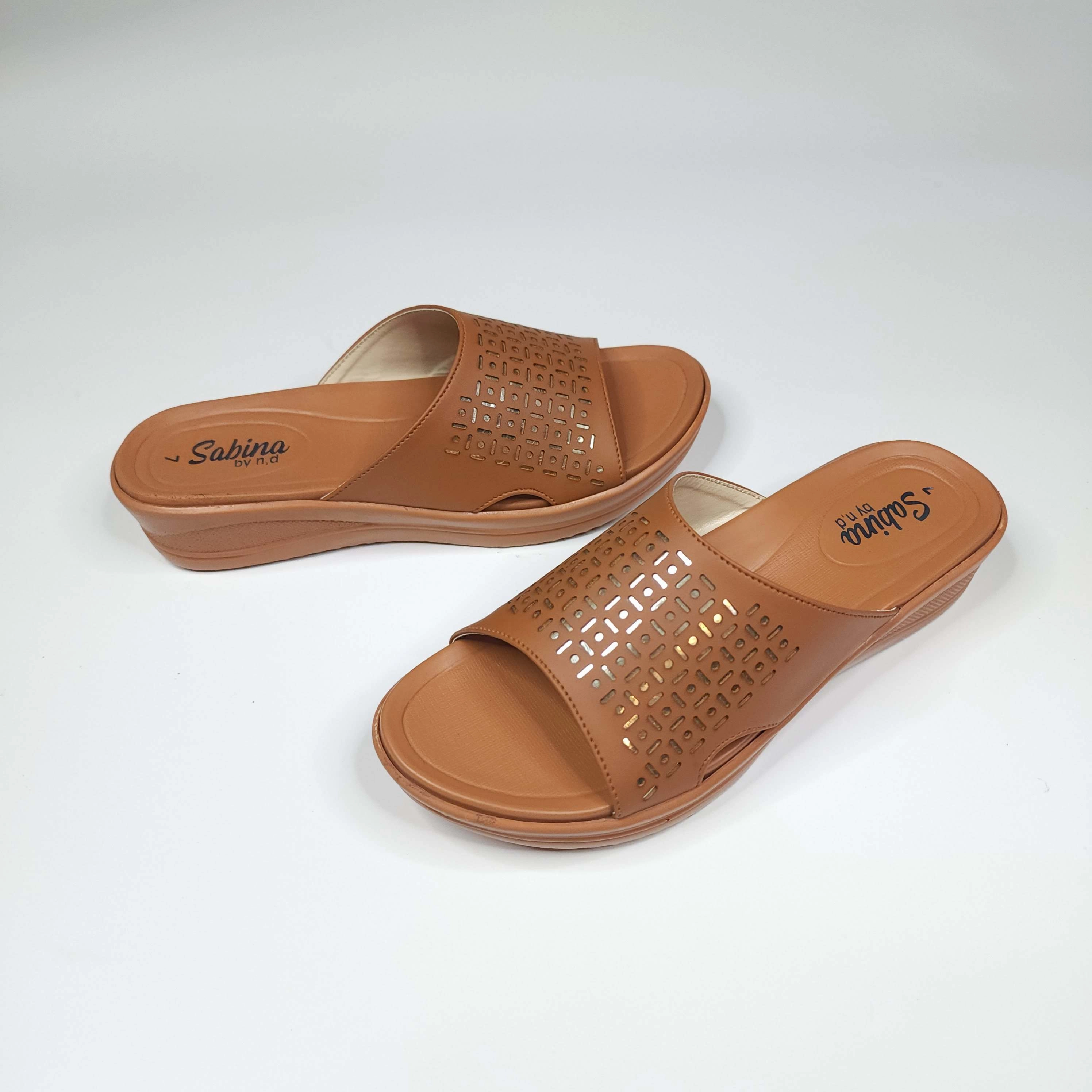 Mustard Slippers in Short Wedge Slippers Metatarsalgia