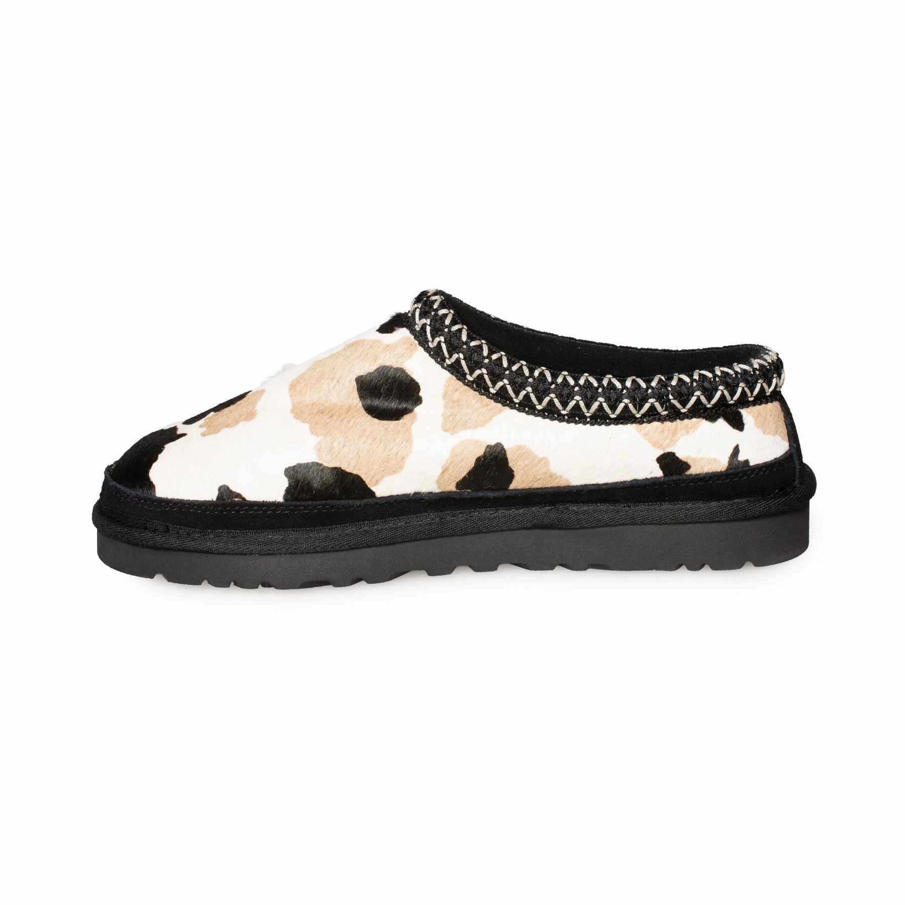 Champion Slippers UGG Tasman Cow Print Black Slippers - Men's