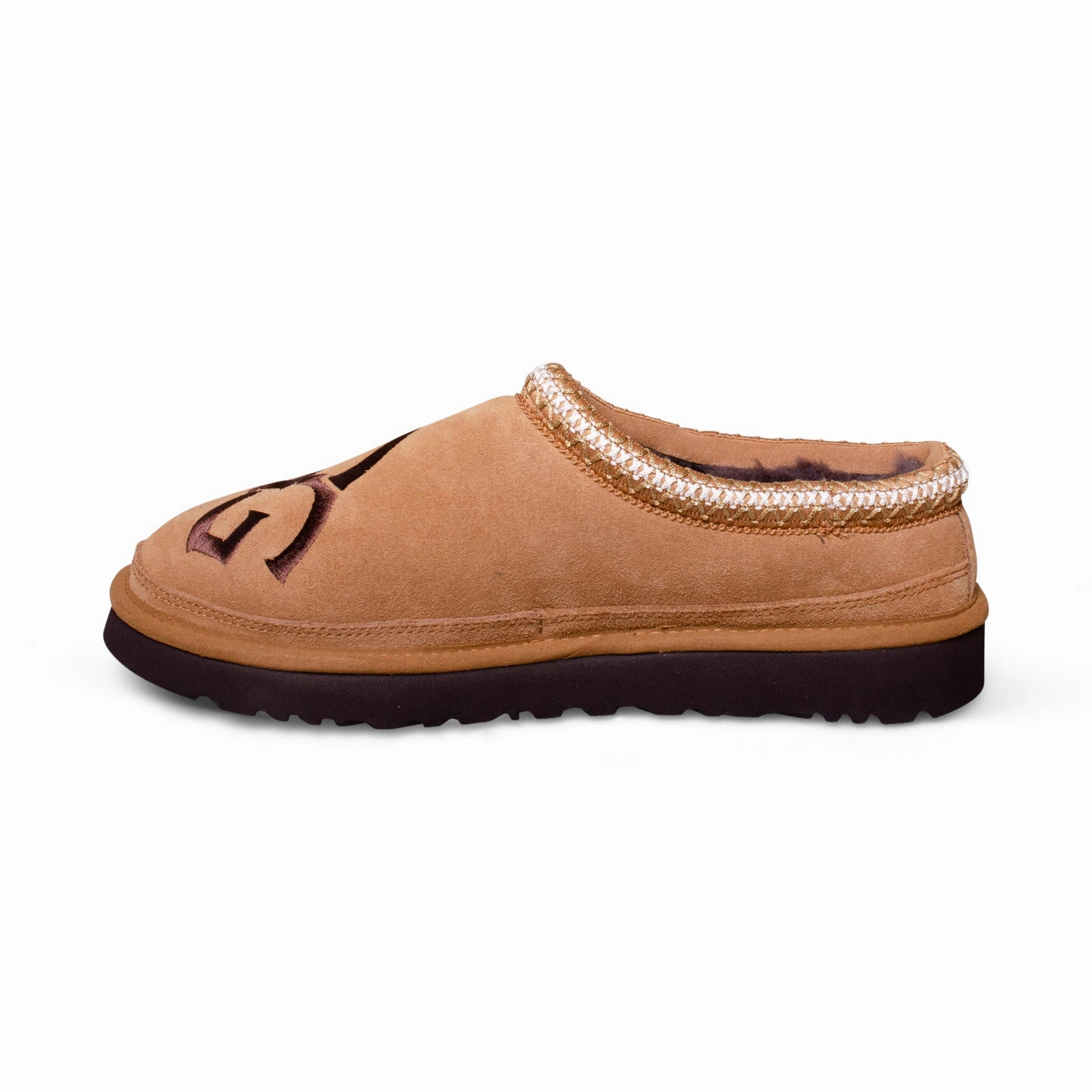 Bulldog Animal Slippers UGG Tasman Logo Chestnut / Espresso Slippers - Men's