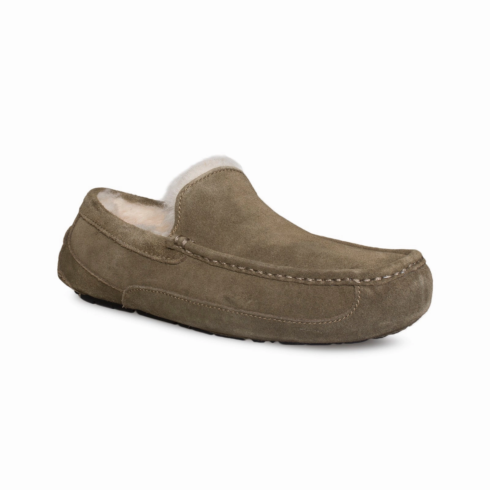 UGG Ascot Dry Leaf Slippers - Men's Felt Slippers With Rubber Soles