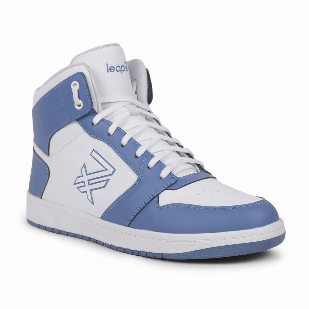 Leap7x Casual Blue Lacing Sneakers For Men JAXEN-2E By Liberty Shoes Smart Casual