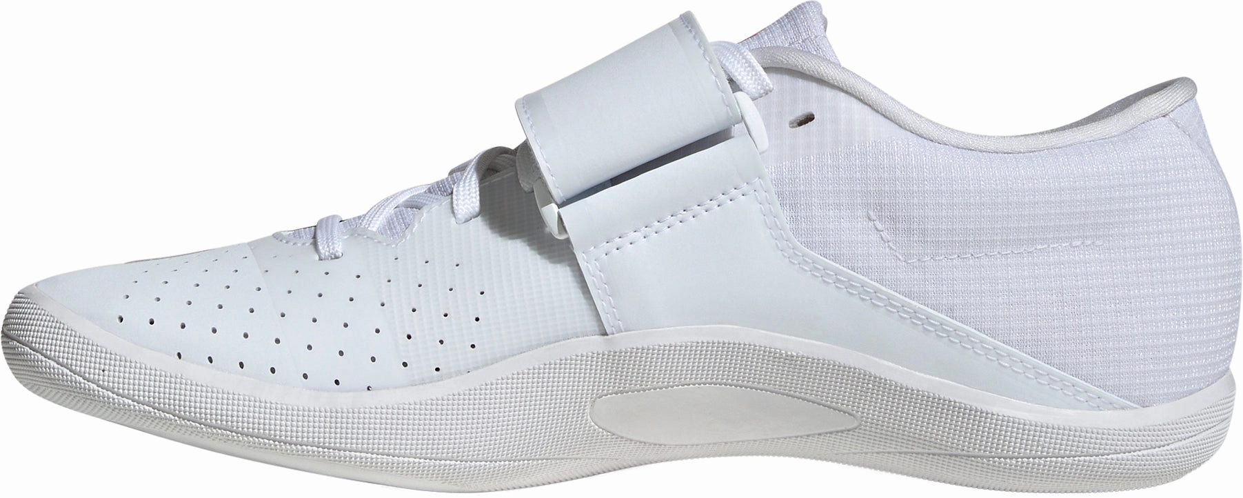 adidas Adizero Throws Field Event Spikes - White Adidas Low Top Basketball Shoes