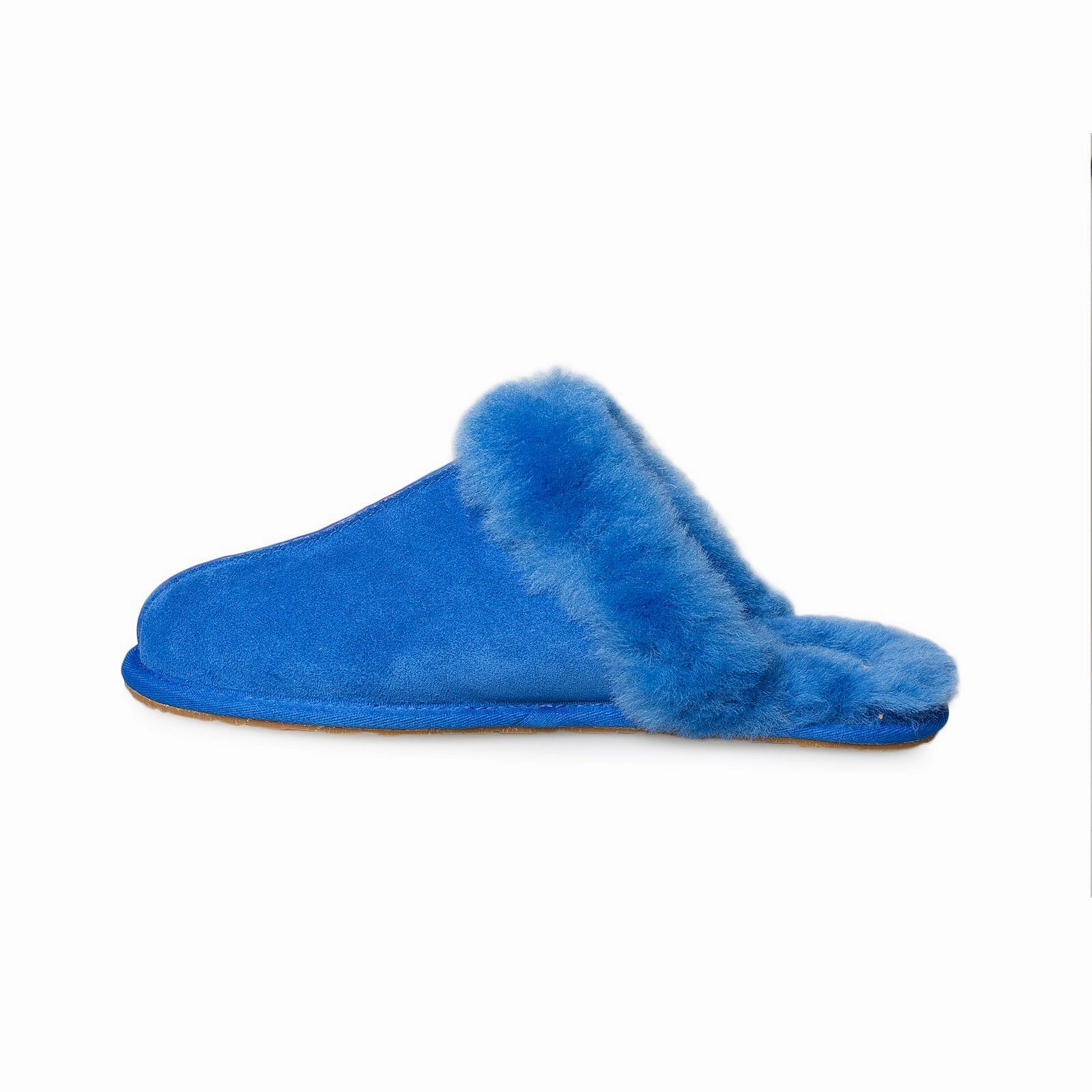 Cow Skin Slippers UGG Scuffette II Classic Blue Slippers - Women's
