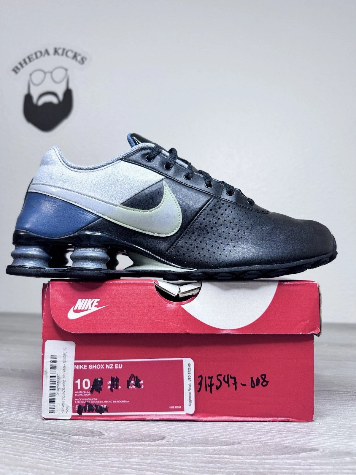 Asics Tennis Shoes Apc Size 10 - Nike Shox Deliver 317547-008 Mens Shoes Sneakers Gray Obsidian