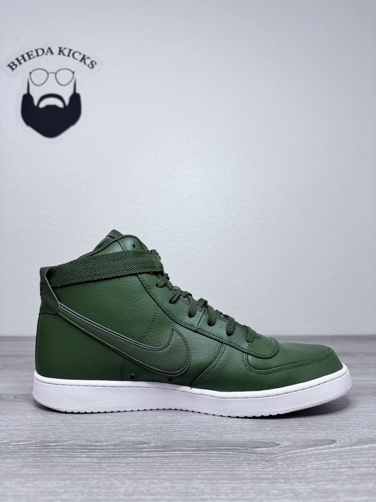 Amazon Asics Tennis Shoes Size 15 - Nike Vandal Supreme Leather High Legion Green AH8518-300 Preowned