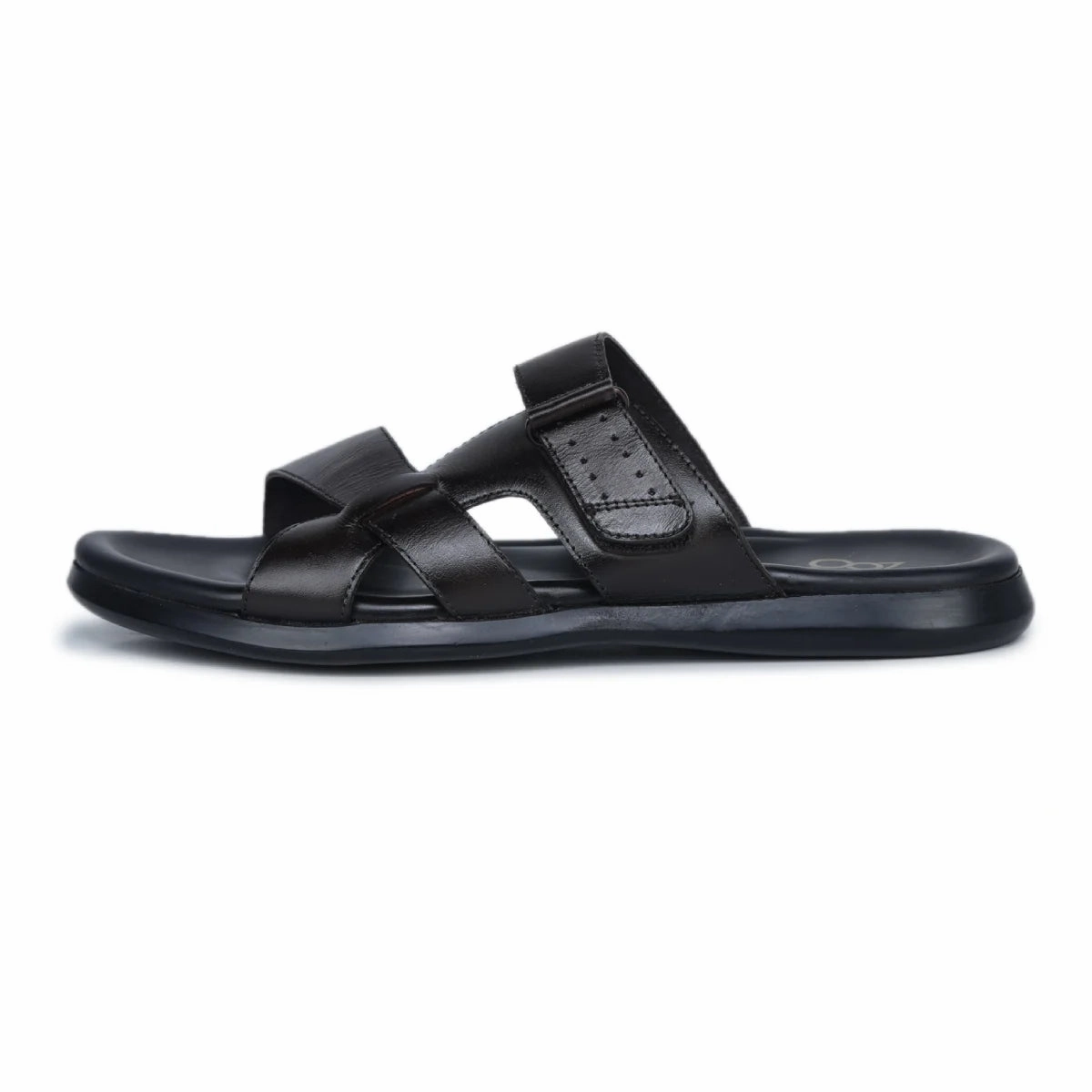 Slippers At Whole Foods Genuine Leather Slide Slippers for Men  CN 36 with Cushioned Insole & Anti-Slip Sole