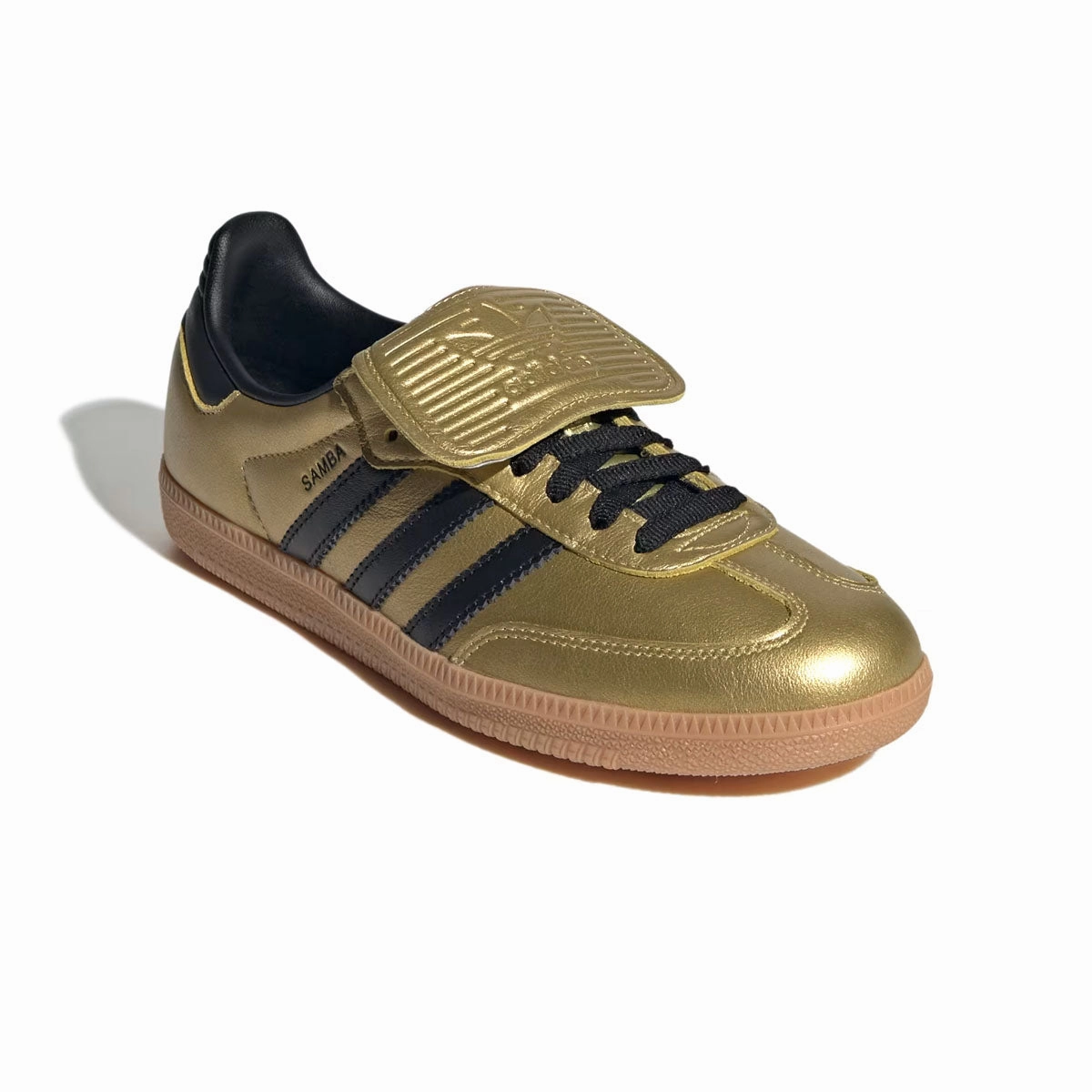 Hello Kitty Adidas Shoes Wmns Samba Long Tongue 'Gold Metallic Black Gum'
