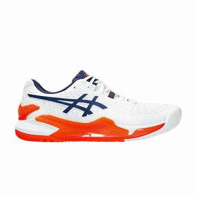 ASICS Gel-Resolution 9 White Blue Expanse Koi Asics Usa Tennis Shoes