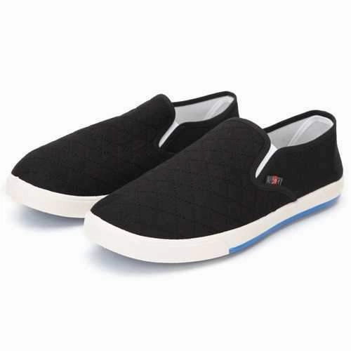 Canvas Breathable Slip On Loafers Casual Men Solid Cotton Shoes Driving Shoes Casual Boot Shoes