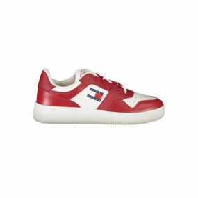 Tommy Hilfiger Pink Leather Men Sneaker Danskin Sneakers