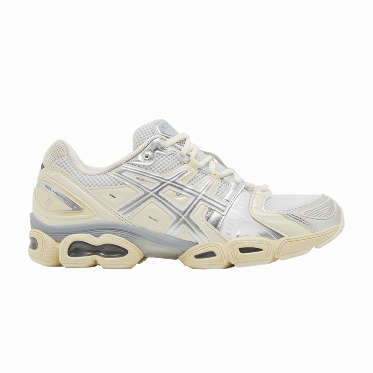 ASICS Gel-Nimbus 9 White Pure Silver Asics Underpronation Shoes