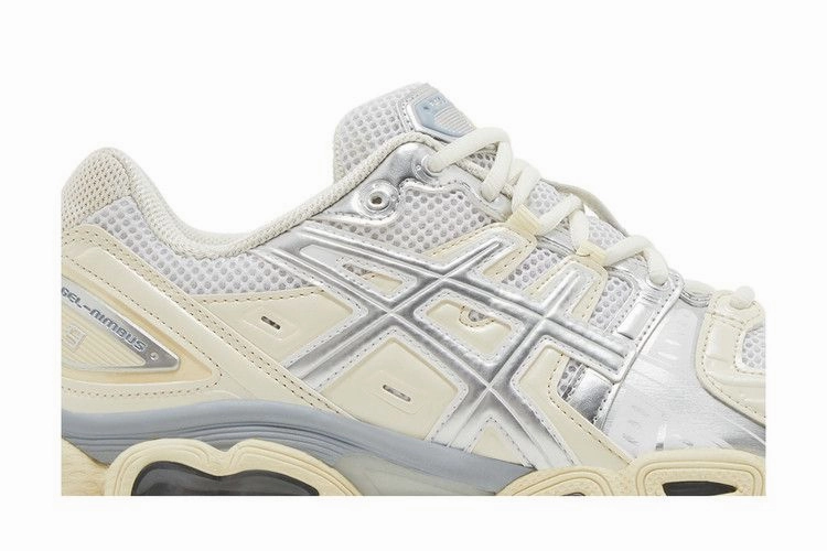 Asics Gel Rocket 7 Volleyball Shoe ASICS Gel-Nimbus 9 White Pure Silver
