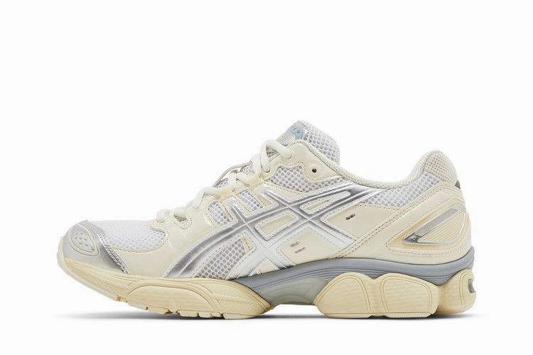 ASICS Gel-Nimbus 9 White Pure Silver Asics Shoes In Uk