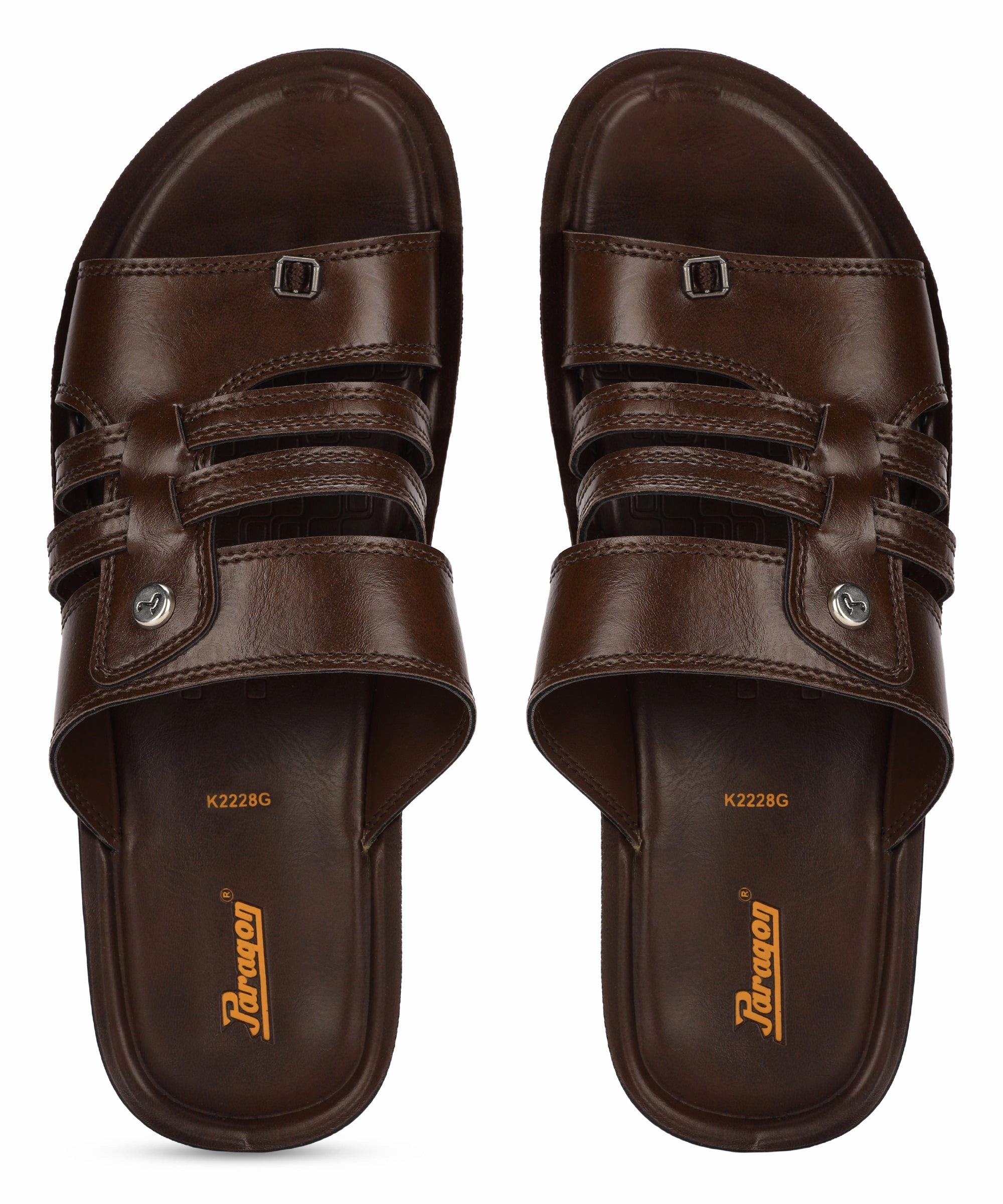 Paragon PUK2228G Men Stylish Sandals | Comfortable Sandals for Daily Outdoor Use | Casual Formal Sandals with Cushioned Soles Sole Of Sandals