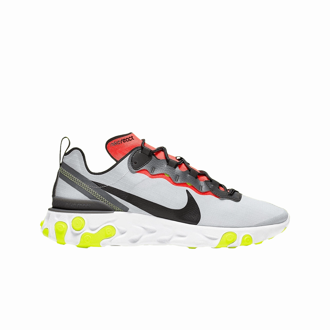 Asics Stability Shoes Running Nike React Element 55 Pure Platinum Bright Crimson Volt