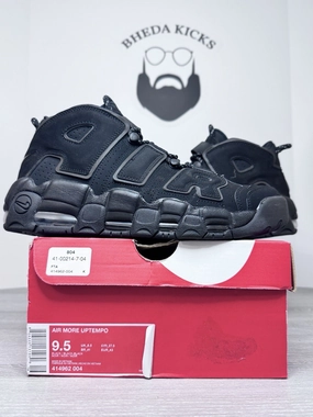 Asics Shoes For Knee Pain Size 9.5 - Nike Air More Uptempo Reflective Black Men's Shoes 414962-004