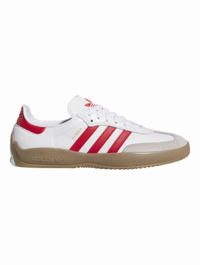Adidas Hoops 4.0 Shoes Adidas Puig Samba - FTW White / Better Scarlet / Gum