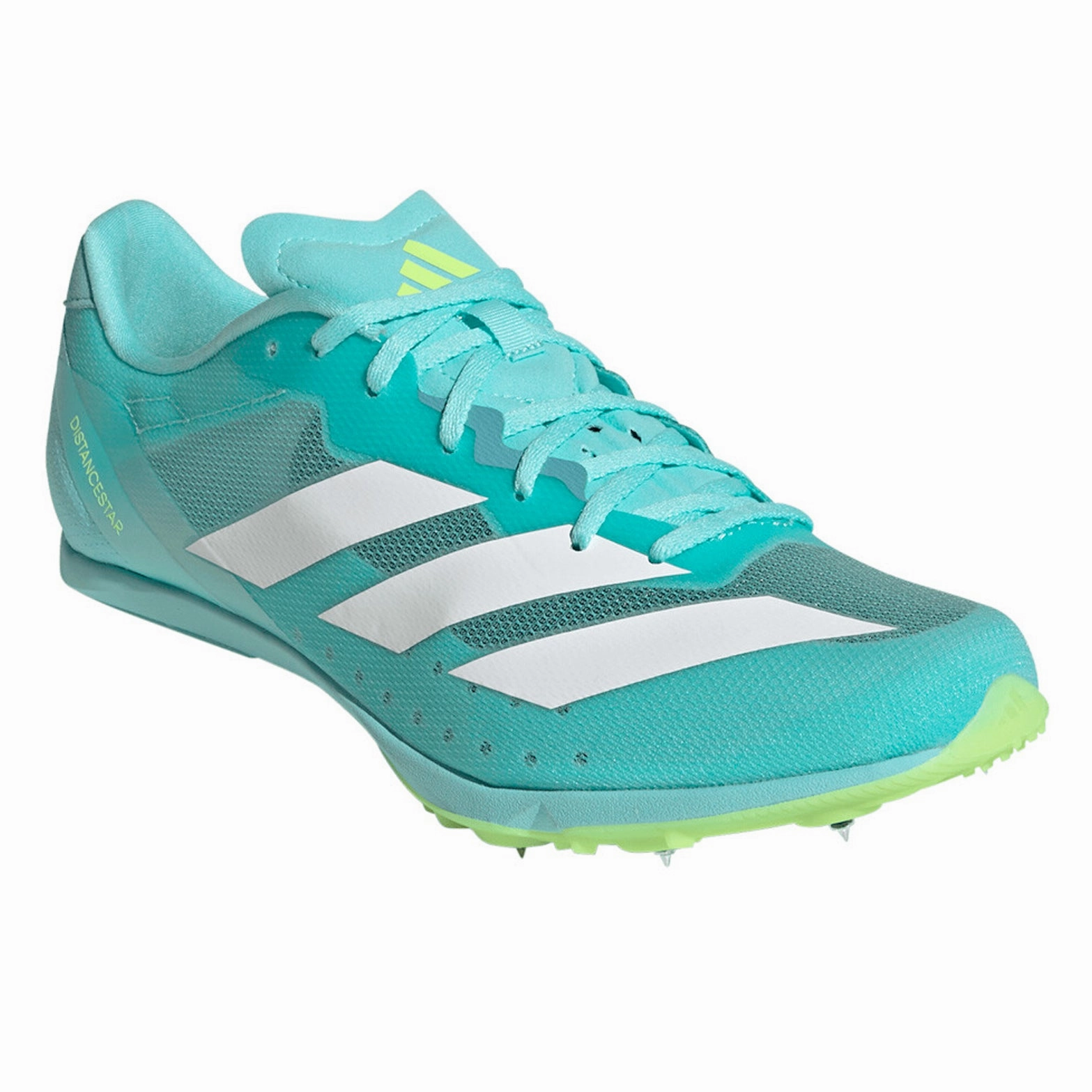 Distancestar Running Spikes Flash Aqua / Cloud White / Lucid Lemon Gazelle Indoor Shoes Adidas