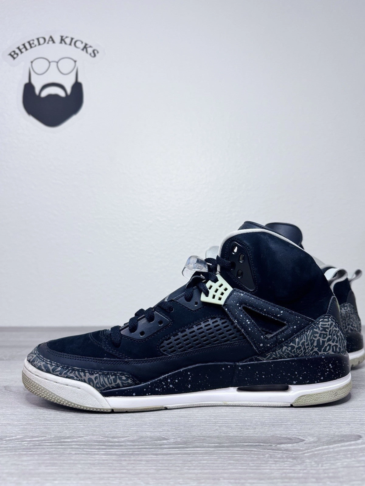 Size 15 - Nike Air Jordan Spizike 'Oreo' 315371-004 Shoes Men's Sneakers Asics Gel-fit Sana Cross-training Shoe