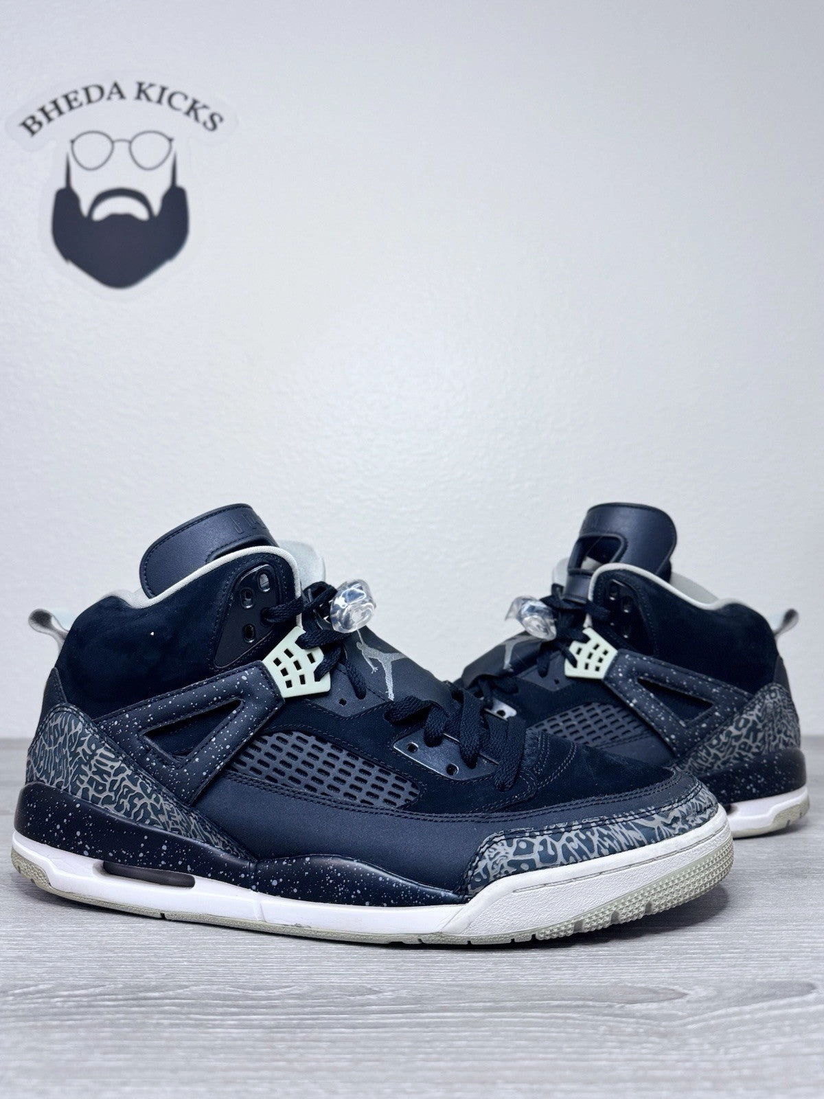 Size 15 - Nike Air Jordan Spizike 'Oreo' 315371-004 Shoes Men's Sneakers Asics Running Shoes Size 8