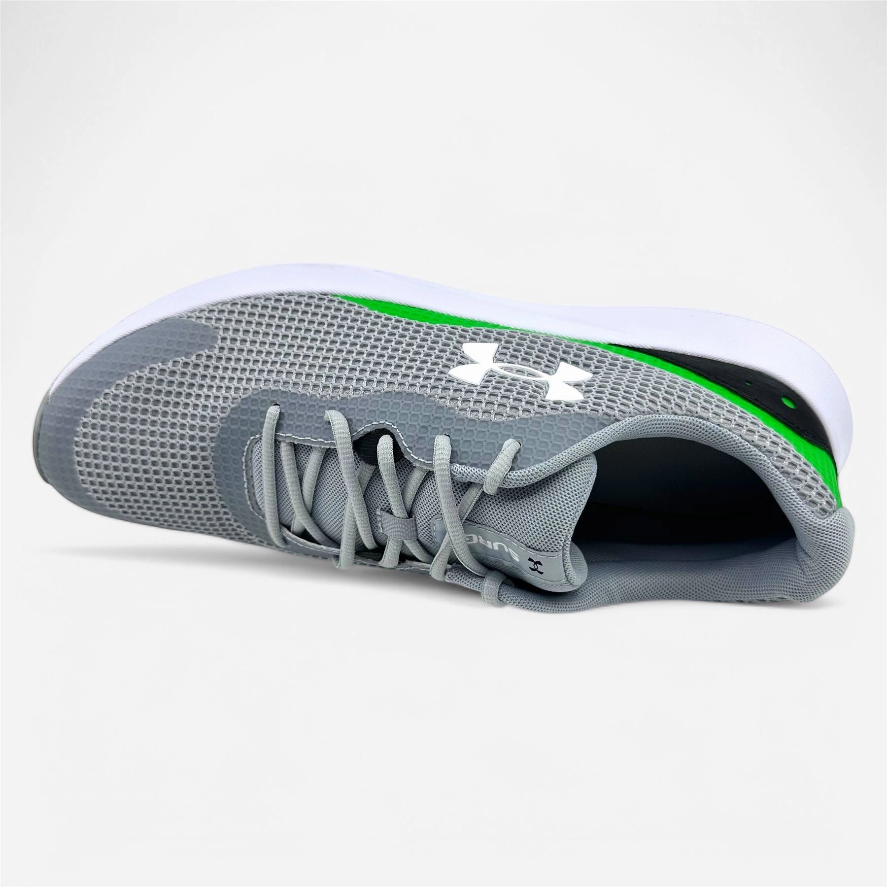 Best Price Running Shoes Under Armour UA Surge 3 Gray Black Mens Size 14 Athletic Sneaker