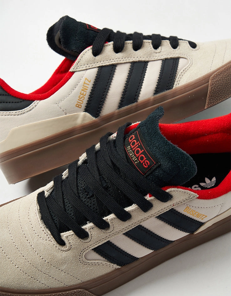 adidas Busenitz Vulc II Skate Shoes - Clear Brown/Core Black/Gum Adidas Budget Basketball Shoes