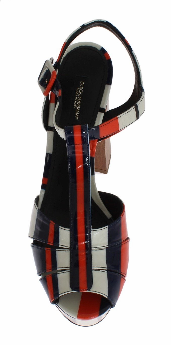 Best Comfortable Sandals Multicolor Leather Ankle Strap Sandals