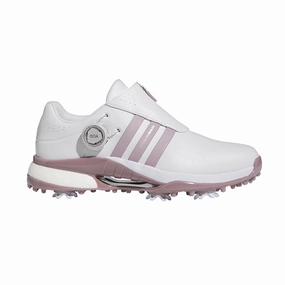 Adidas Shoes For Bike ADIDAS Tour360 BOA Women's Spiked Shoes (White/Purple)