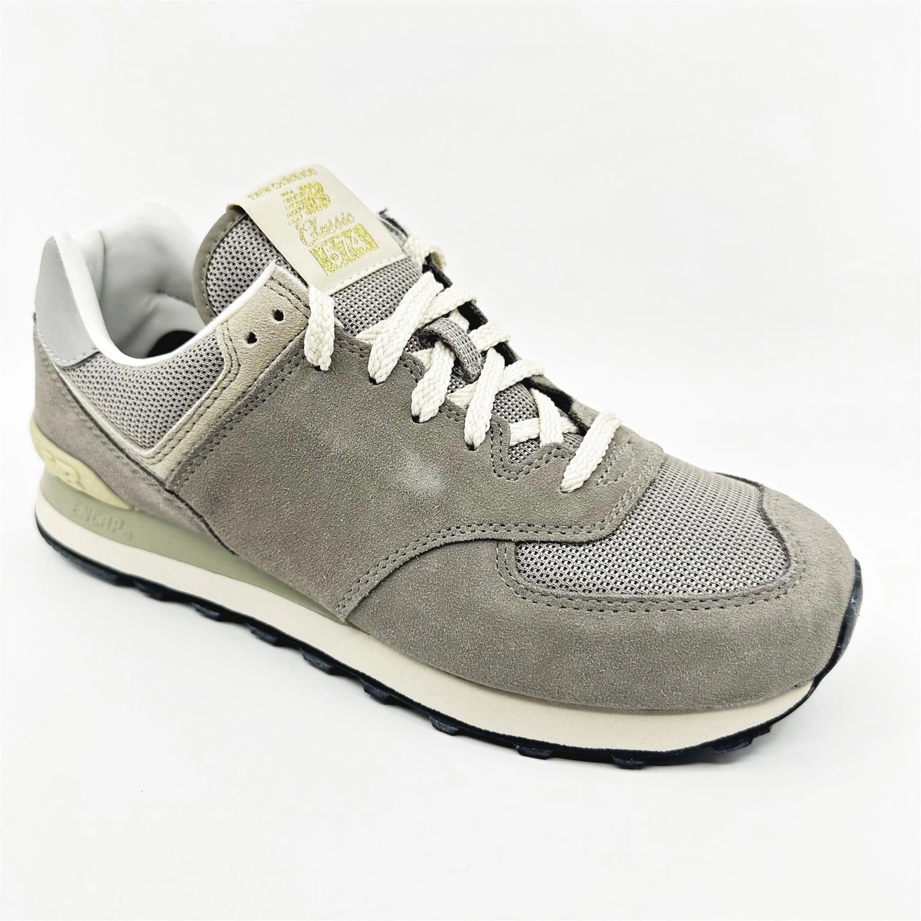 Life Expectancy Of Running Shoes New Balance 574 Un-N-Ding Grey Tan Cream Men Athletic Sneaker U574GDY