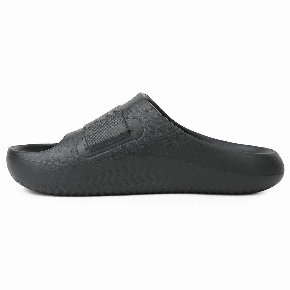 Nuk Slippers A-HA Black Casual Slides For Men DREAMWALKM By Liberty