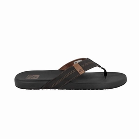 Reef Cushion Phantom LE Leather Men's Flip Flop Coffee/ Black - CI5746 Stewie Griffin Slippers