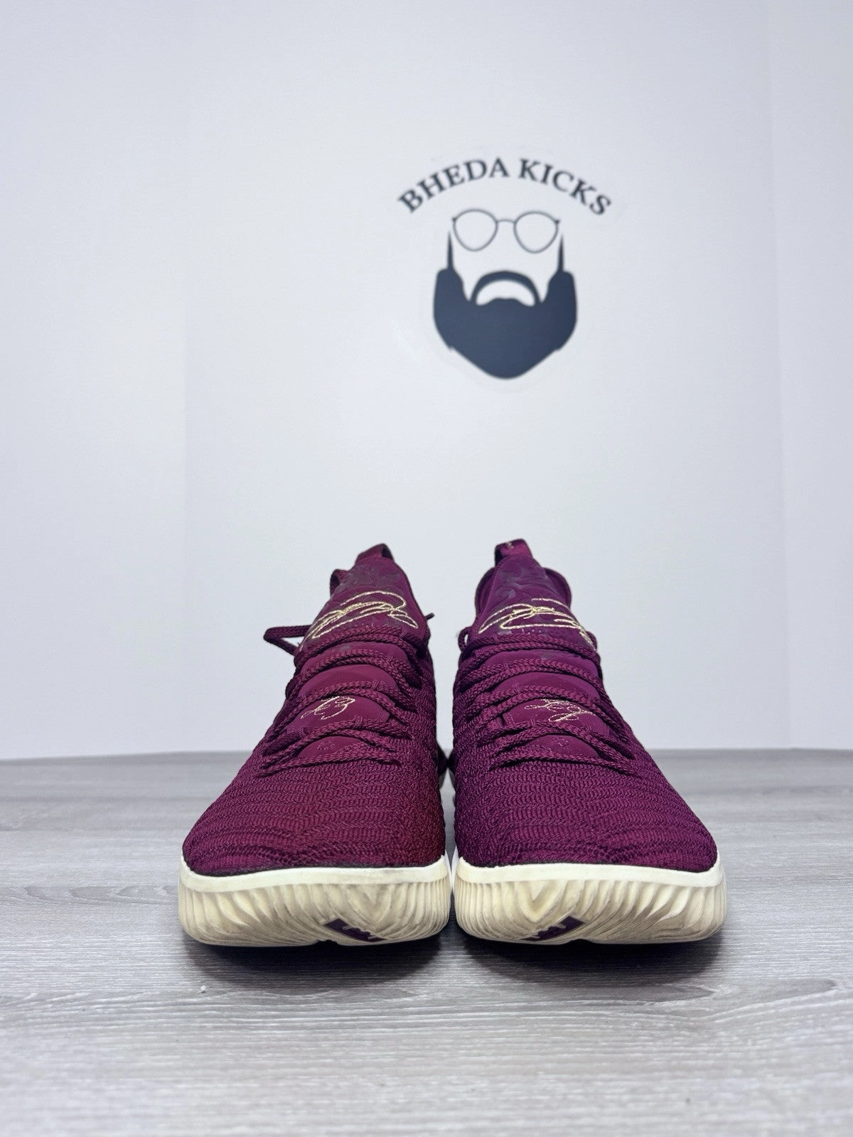 Asics Best Shoes For Flat Feet Size 13 - Nike Lebron 16 King AO2588-601 Red White Gold Preowned Authentic